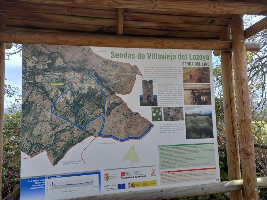 Casita Con Encanto Tranquilidad Villavieja Del Lozoya Wi-Fi En Sierra De Madrid Y A 50 Minutos De Capital المظهر الخارجي الصورة